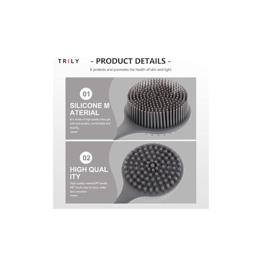 2 In 1 Silicone handle Loofah Brush