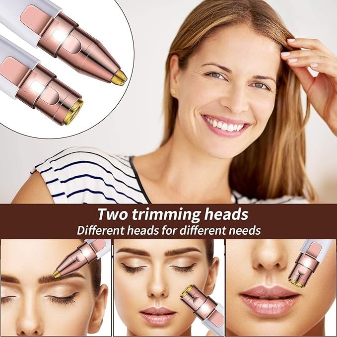 2 In 1 Battery Operated Eyebrow Trimmer