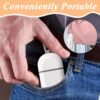 Travel Pill Organizer, 3 Compartments Portable Pill Box with Carrying Rope