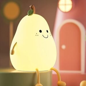 Rechargeable Silicone Pear Night Lamp