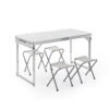Portable Folding Camping Table with 4 Stools
