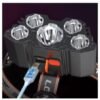 5 LED Headlamp USB Rechargeable Head Light 501 LED Headlamp (Black)