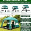Camping Tent With Partiton 9-12 Person
