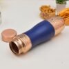 Pure Copper Water Bottle With Glass