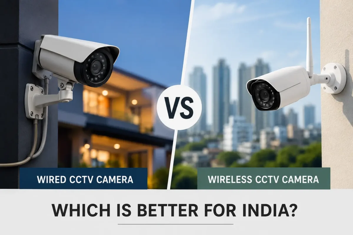 wired and wireless CCTV cameras for your home or office